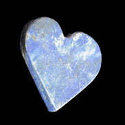 Lapis Lazuli heart pendant shape 43*39mm 19.5g in sunshine - Rocks and Things Store