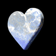 Lapis Lazuli heart pendant shape 43*39mm 19.5g in sunshine - Rocks and Things Store