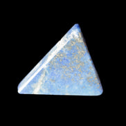 Lapis Lazuli triangular pendant shape 37*33mm 15g in sunshine - Rocks and Things Store