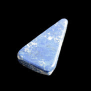 Lapis Lazuli triangular pendant shape 8*33mm 7.7g in sunlight - Rocks and Things Store