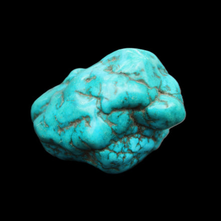 Persian Turquoise 45*35*30mm 79g in sunlight - Rocks and Things Store