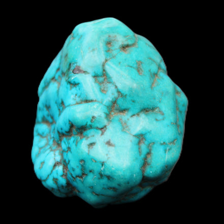 Persian Turquoise 45*35*30mm 79g in sunlight - Rocks and Things Store