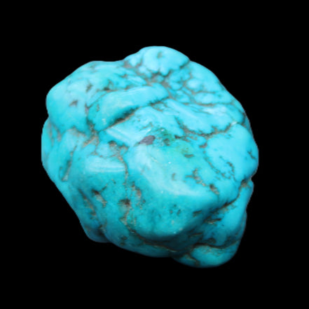 Persian Turquoise 45*35*30mm 79g in sunlight - Rocks and Things Store