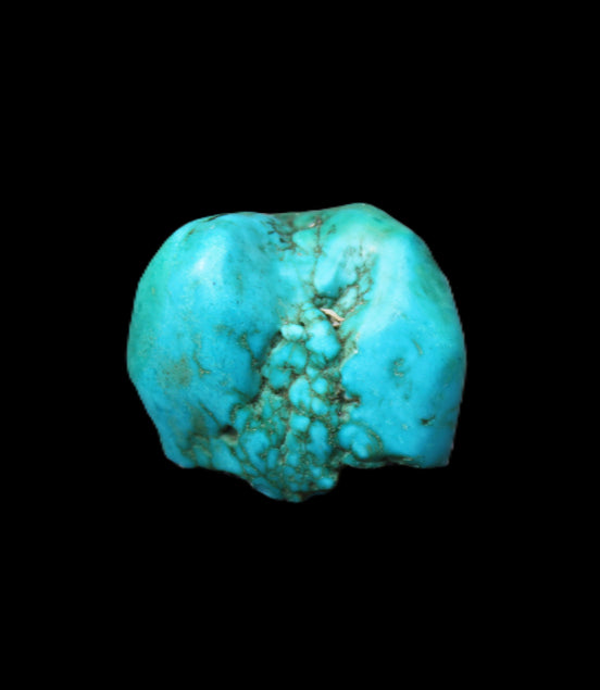 Persian Turquoise 30*21mm 21.6g in sunlight - Rocks and Things Store