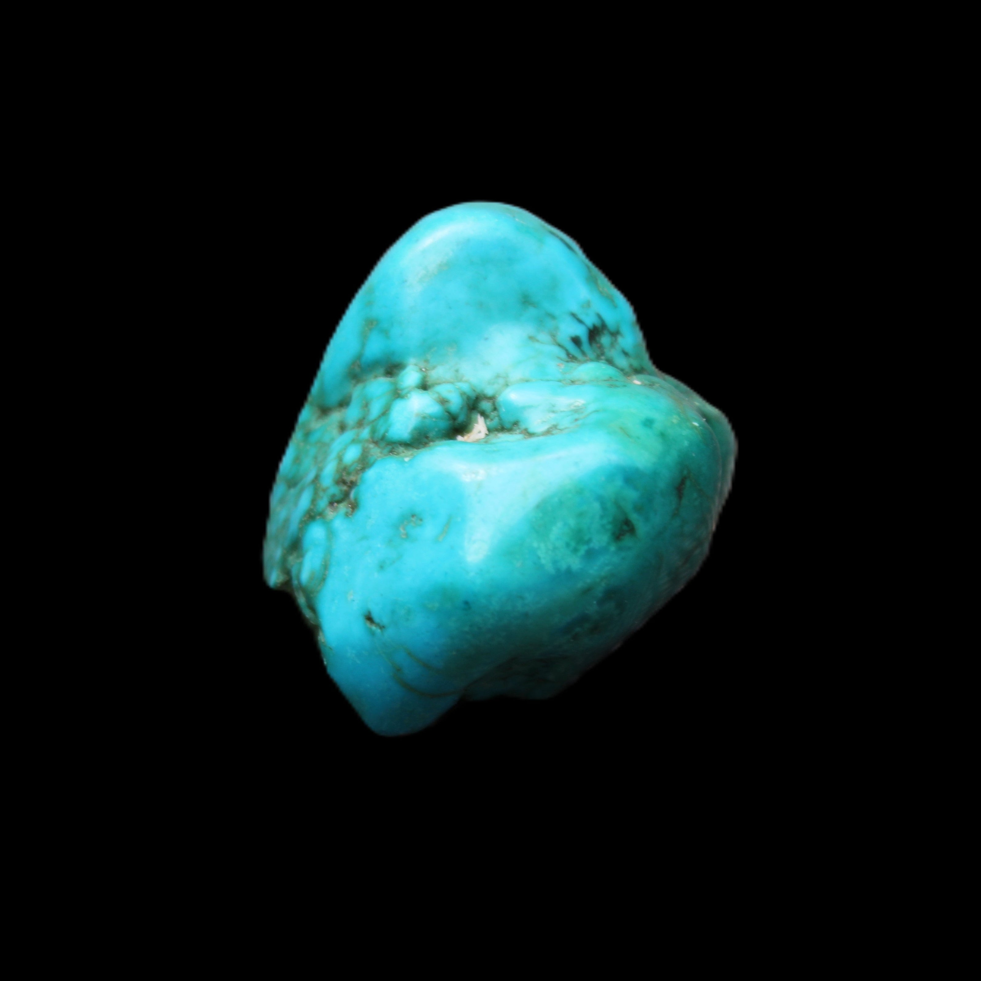 Persian Turquoise 30*21mm 21.6g in sunlight - Rocks and Things Store