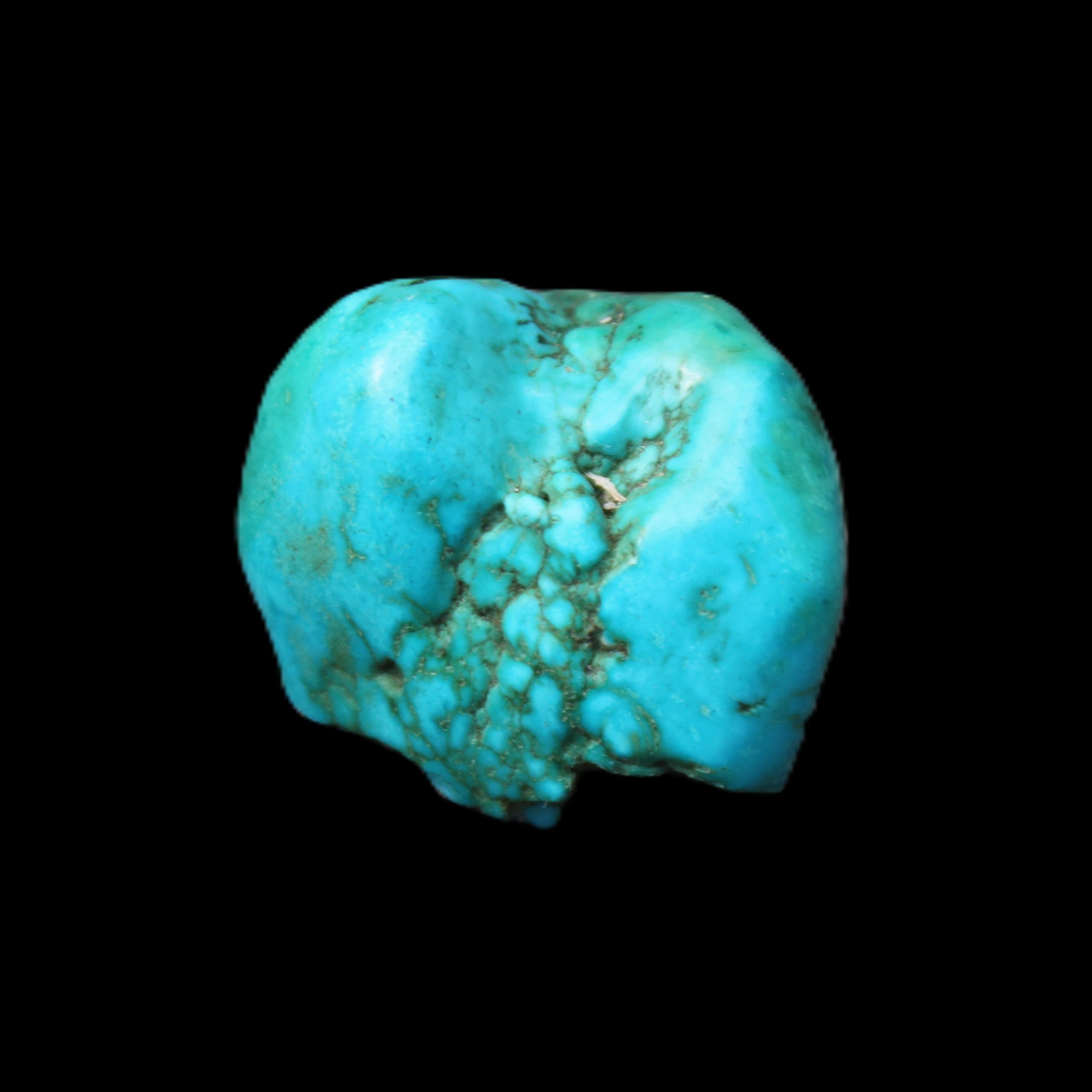 Persian Turquoise 30*21mm 21.6g in sunlight - Rocks and Things Store