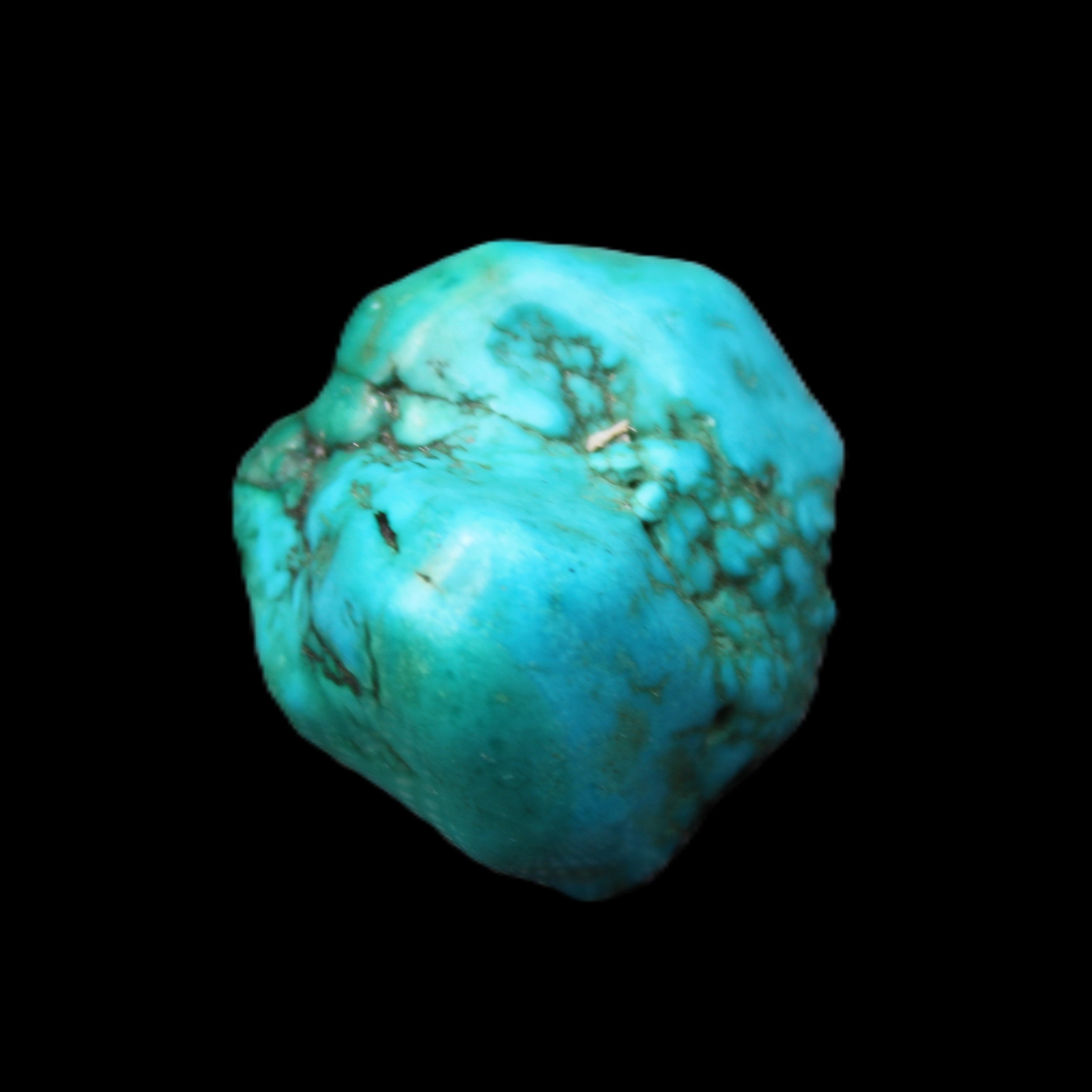 Persian Turquoise 30*21mm 21.6g in sunlight - Rocks and Things Store