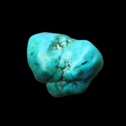 Persian Turquoise 30*21mm 21.6g in sunlight - Rocks and Things Store