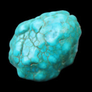 Persian Turquoise 45*35*33mm 73.5g in sunlight - Rocks and Things Store