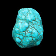 Persian Turquoise 45*35*33mm 73.5g in sunlight - Rocks and Things Store