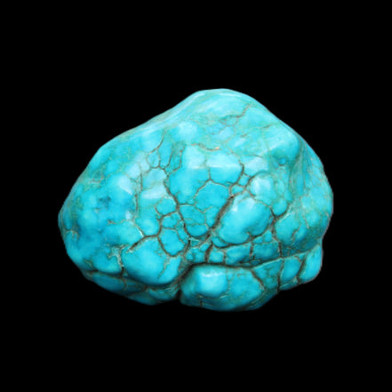 Persian Turquoise 45*35*33mm 73.5g in sunlight - Rocks and Things Store