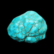 Persian Turquoise 45*35*33mm 73.5g in sunlight - Rocks and Things Store