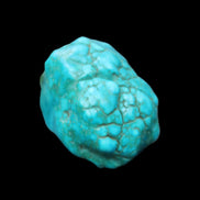 Persian Turquoise 45*35*33mm 73.5g in sunlight - Rocks and Things Store