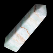 Pistachio Calcite obelisk 134mm 339g in sunlight - Rocks and Things Store