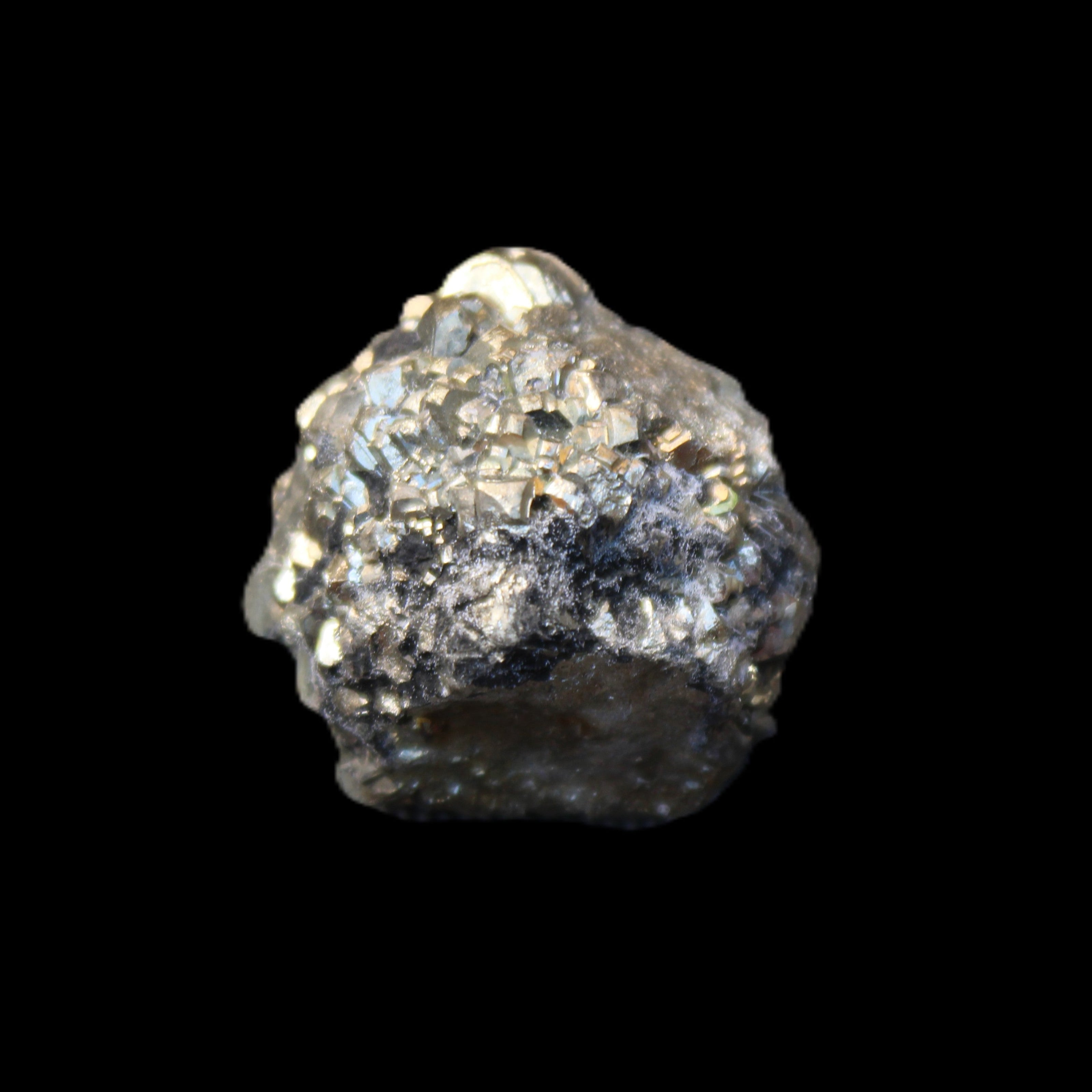 Chalcopyrite cluster from Pakistan 26-38mm 31-36g in sunlight - Rocks and Things Store