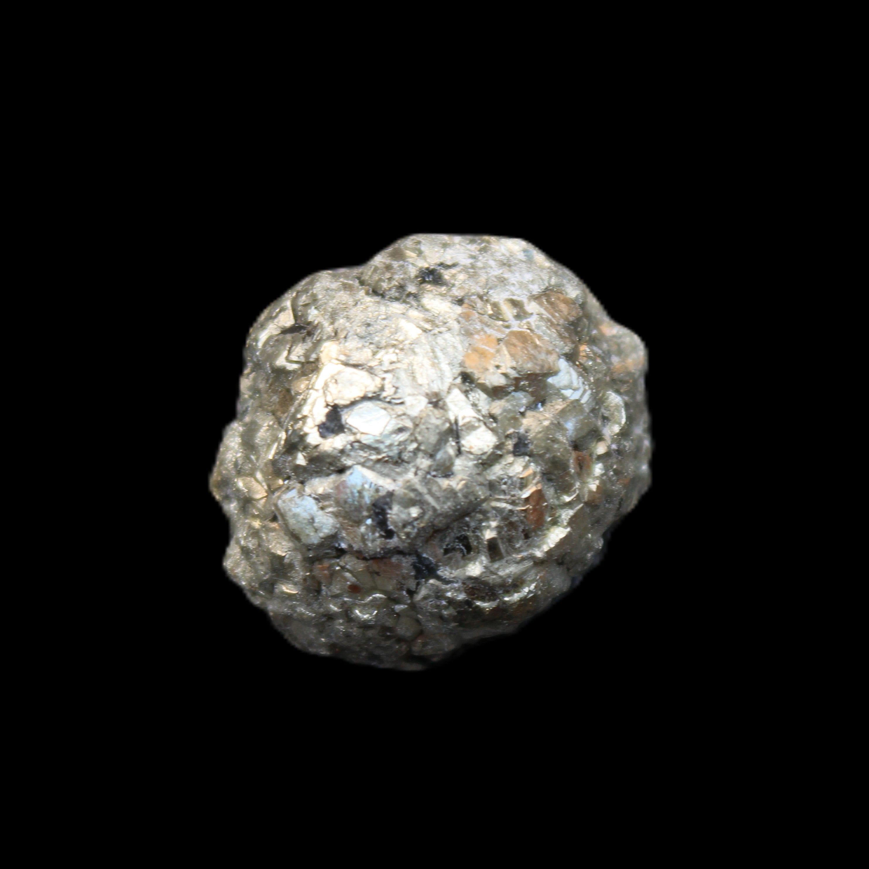Chalcopyrite cluster from Pakistan 26-38mm 31-36g in sunlight - Rocks and Things Store