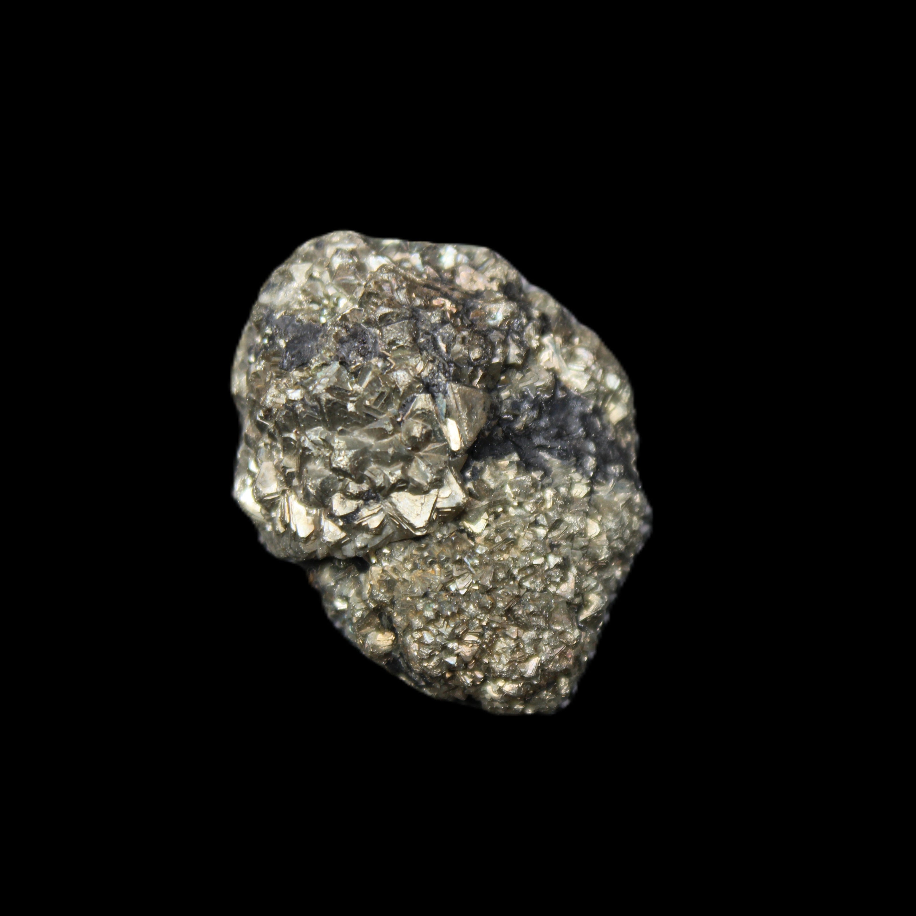Chalcopyrite cluster from Pakistan 28-38mm 50-58g in sunlight - Rocks and Things Store