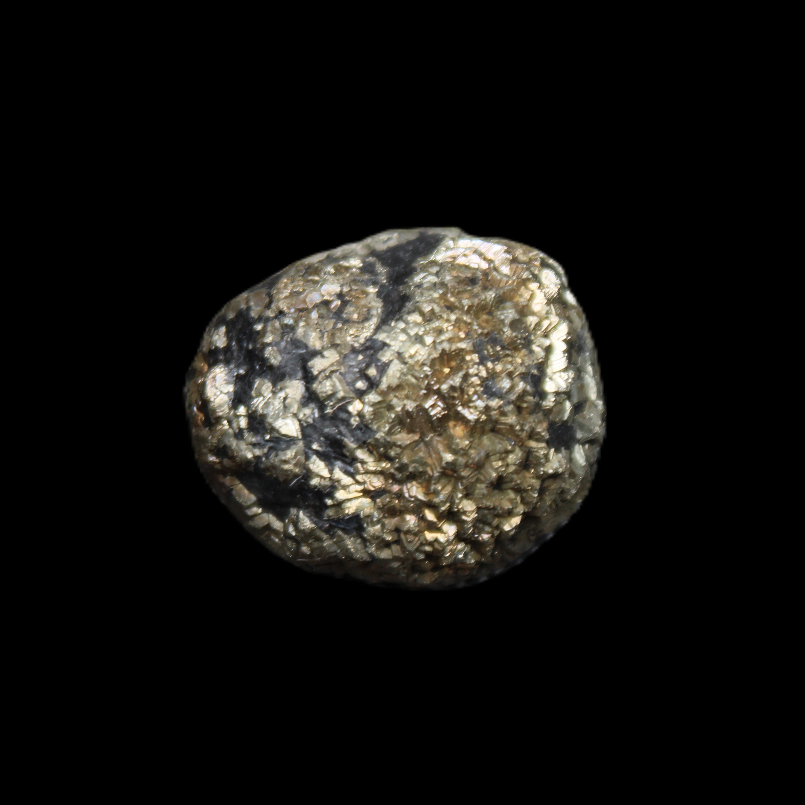 Chalcopyrite cluster from Pakistan 28-38mm 50-58g in sunlight - Rocks and Things Store