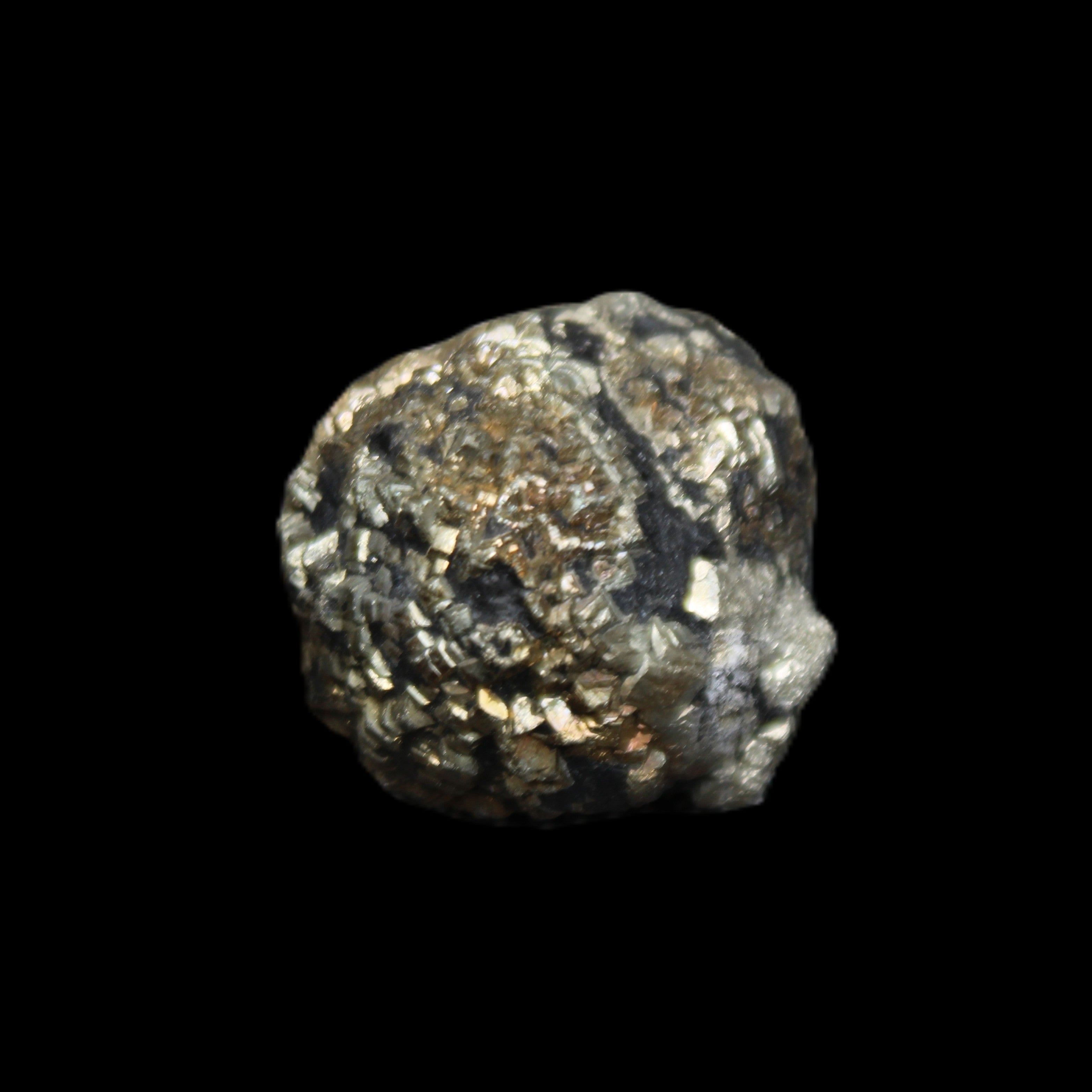 Chalcopyrite cluster from Pakistan 28-38mm 50-58g in sunlight - Rocks and Things Store