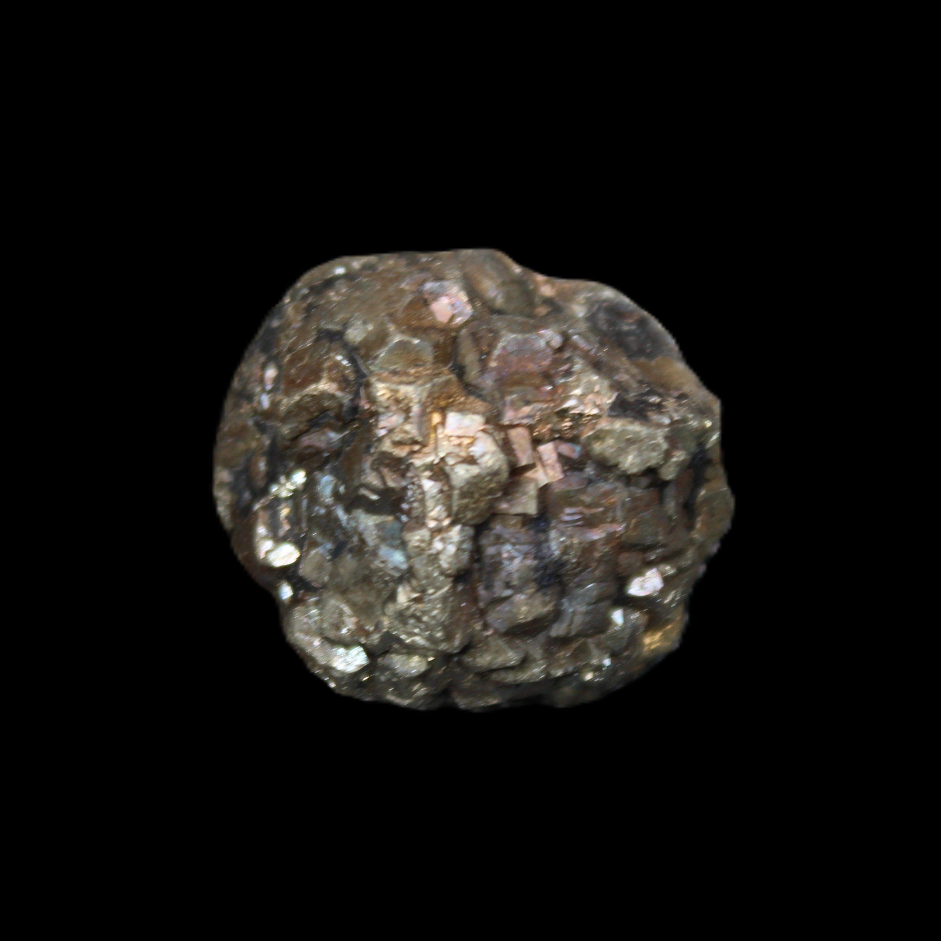 Chalcopyrite cluster from Pakistan 28-38mm 50-58g in sunlight - Rocks and Things Store