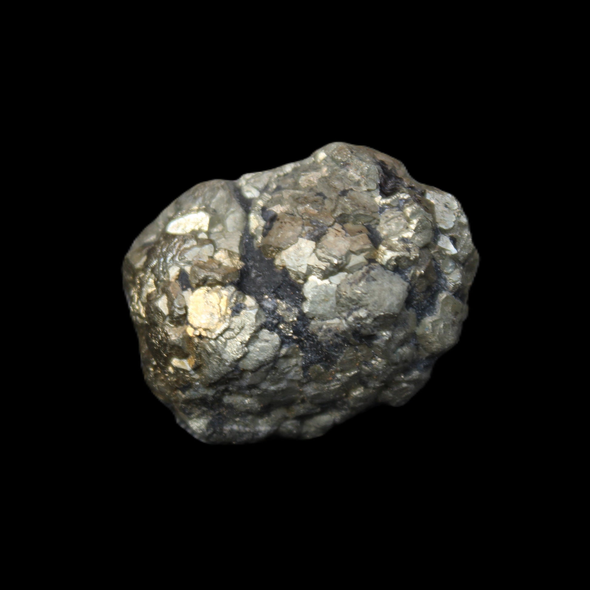 Chalcopyrite cluster from Pakistan 40mm 78.3g in sunlight - Rocks and Things Store