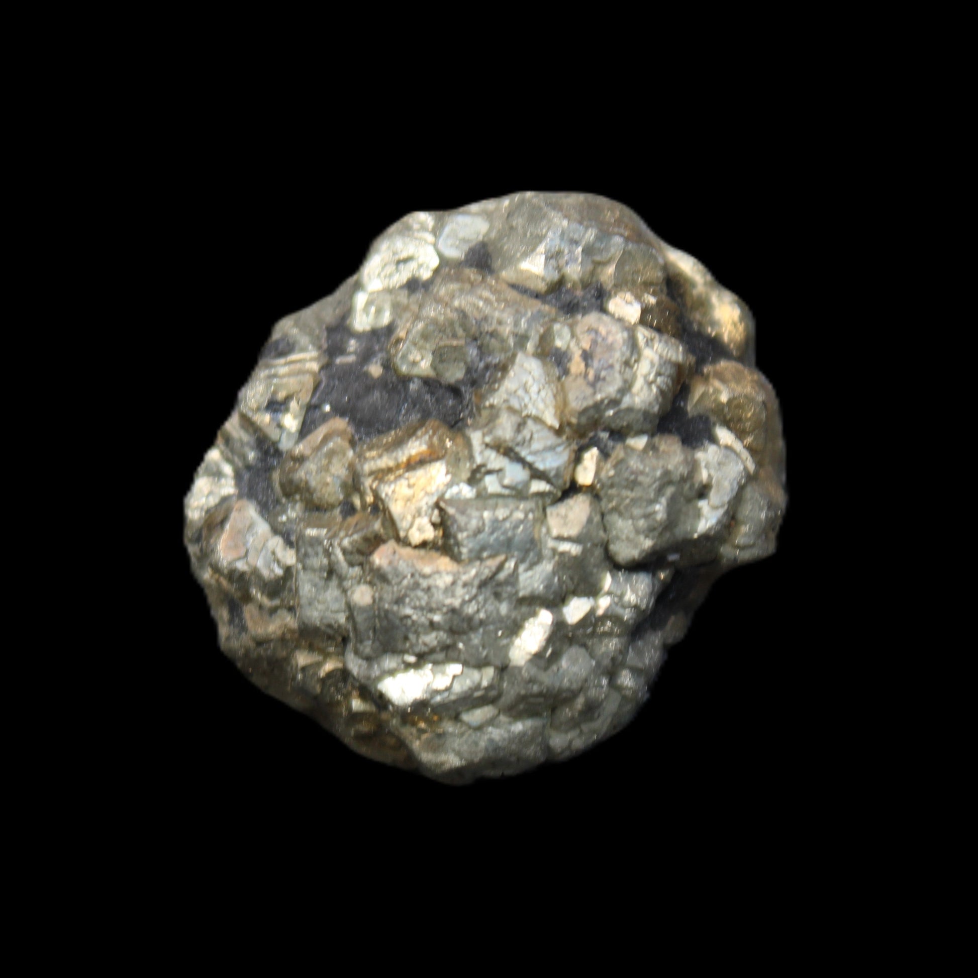 Chalcopyrite cluster from Pakistan 40mm 78.3g in sunlight - Rocks and Things Store