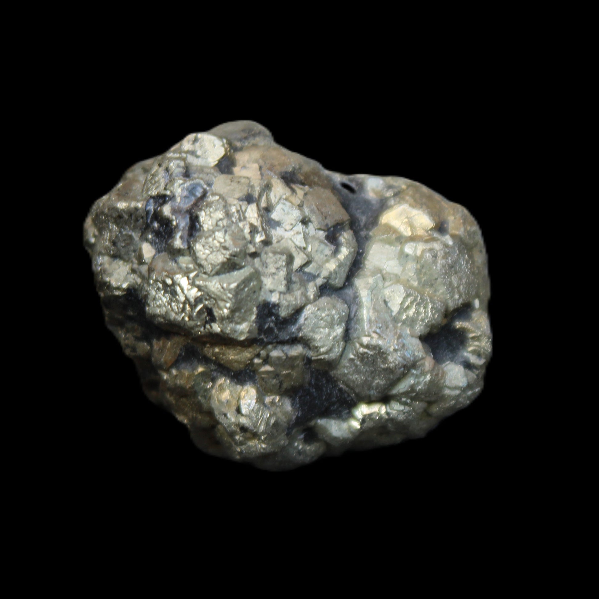 Chalcopyrite cluster from Pakistan 40mm 78.3g in sunlight - Rocks and Things Store