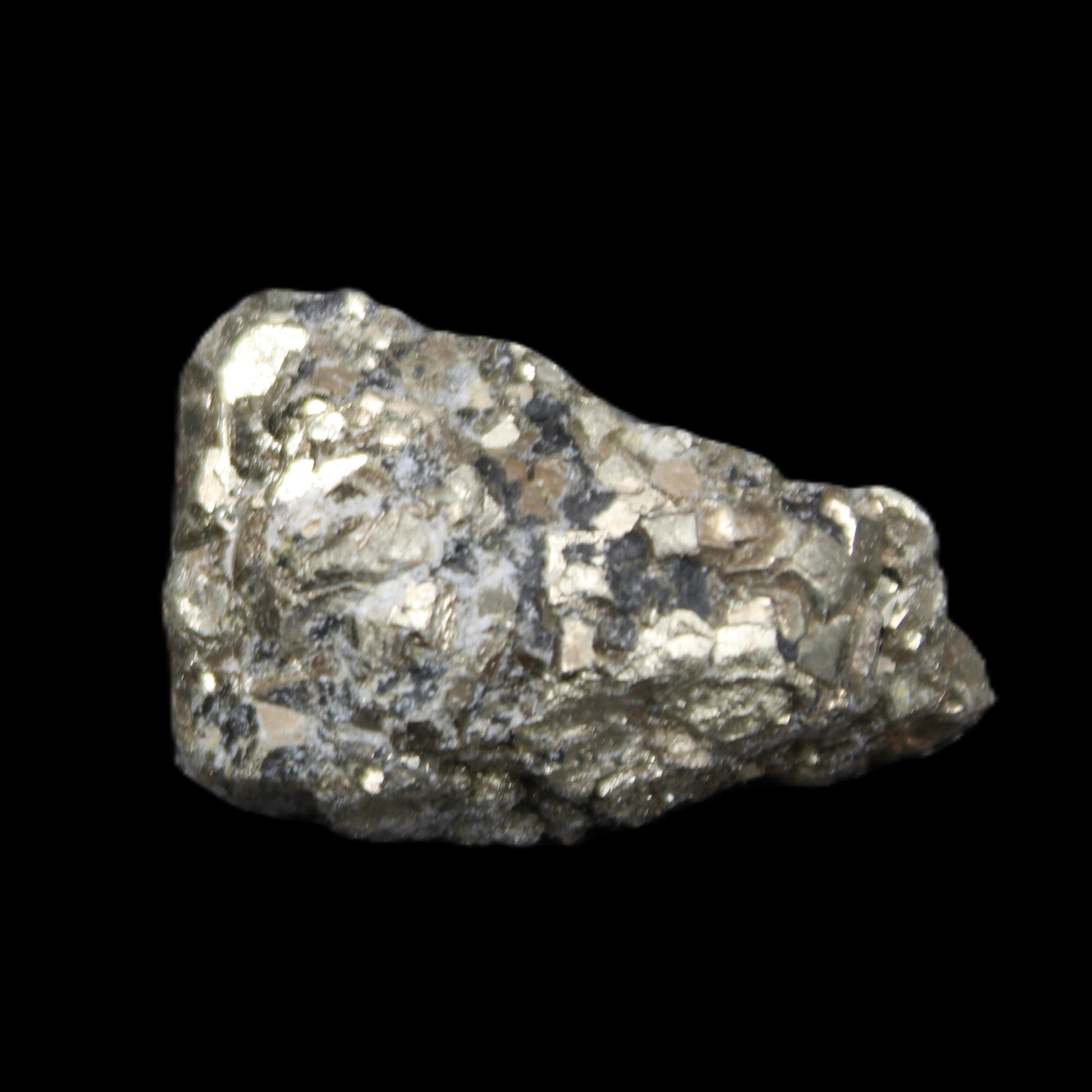 Chalcopyrite cluster from Pakistan 35-40mm 60-67g in sunlight - Rocks and Things Store