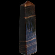 Chocolate Calcite obelisk 119*33 mm 222g in sunlight - Rocks and Things Store