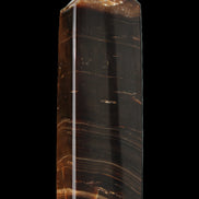 Chocolate Calcite obelisk 108*32mm 216g in sunlight - Rocks and Things Store