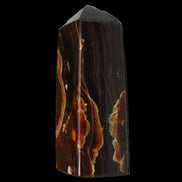 Chocolate Calcite obelisk 91*34mm 211g in sunlight - Rocks and Things Store