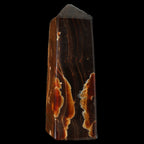 Chocolate Calcite obelisk 91*34mm 211g in sunlight - Rocks and Things Store