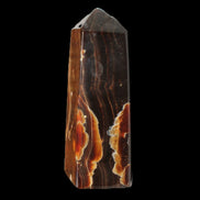 Chocolate Calcite obelisk 91*34mm 211g in sunlight - Rocks and Things Store
