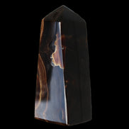Chocolate Calcite obelisk 97*39mm 243g in sunlight - Rocks and Things Store