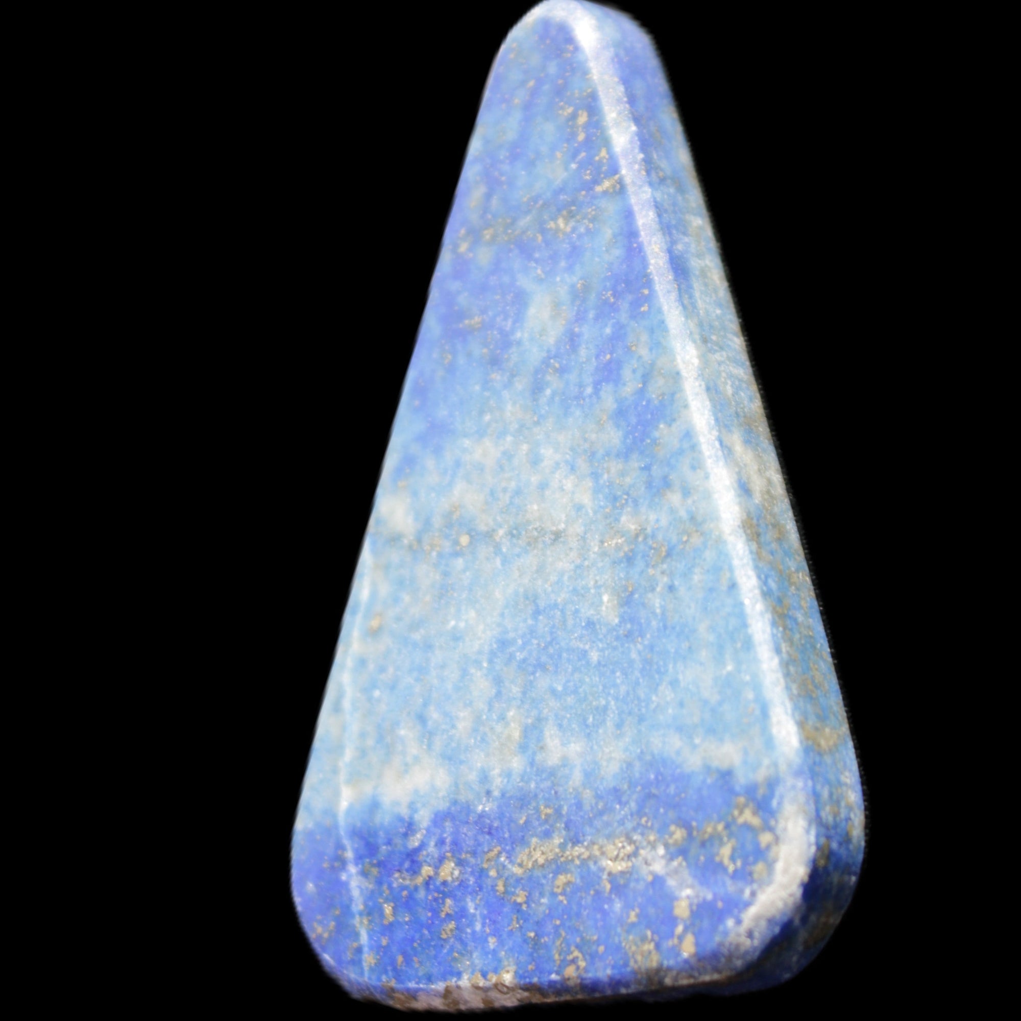 Lapis Lazuli triangular pendant shape 25-28*47-49mm 15.9-17.7g in sunlight - Rocks and Things Store