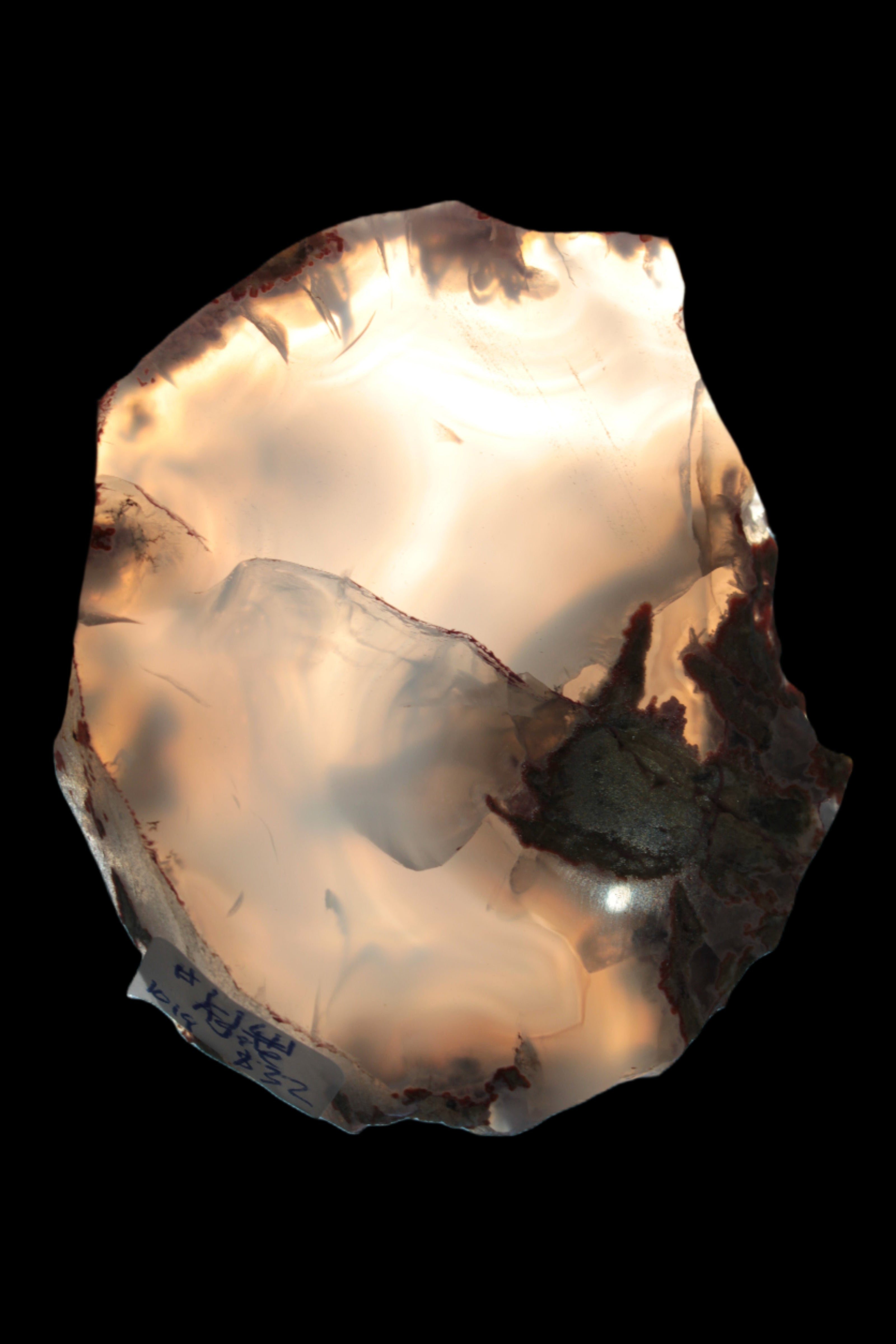 Agate geode slice 101g from Pakistan - Rocks and Things Store