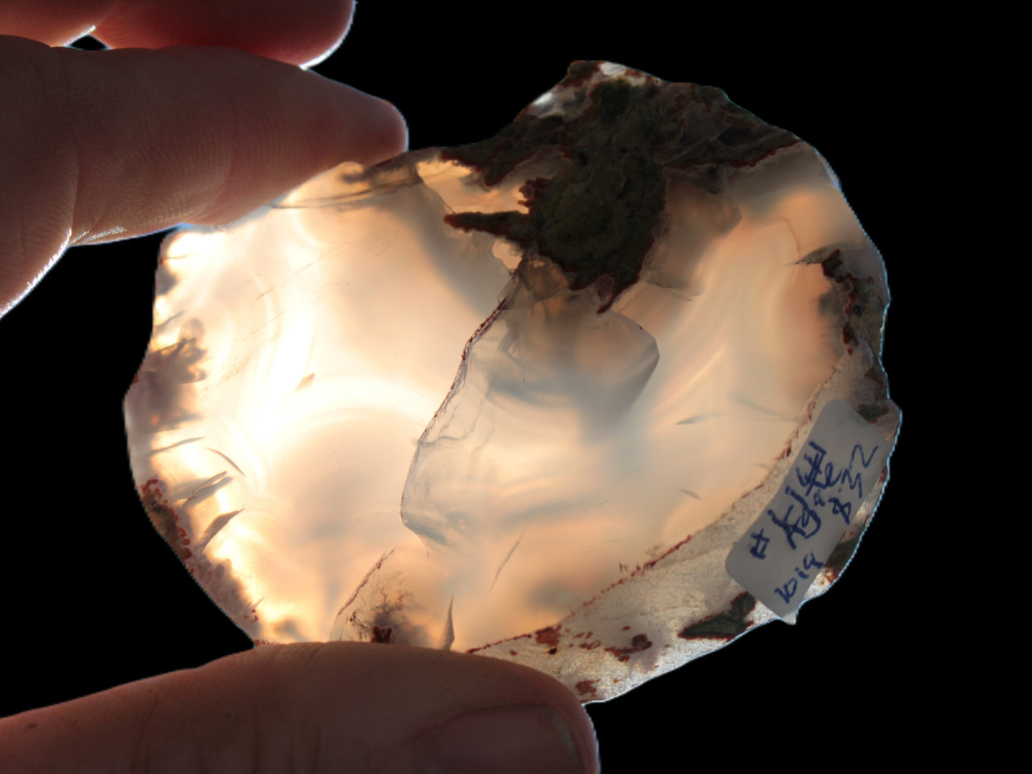 Agate geode slice 101g Rocks and Things