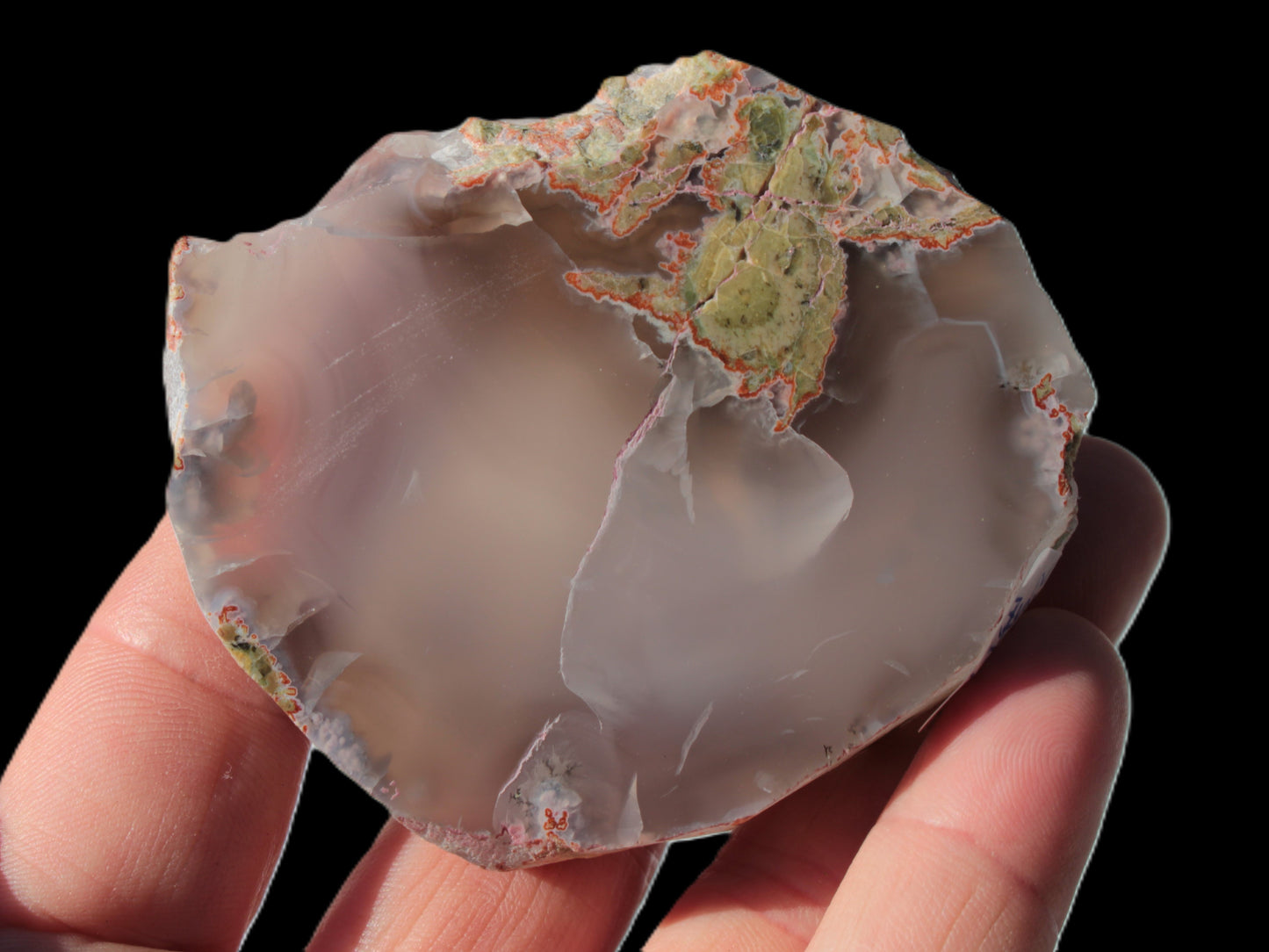 Agate geode slice 101g Rocks and Things