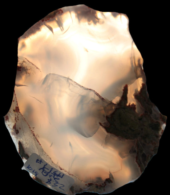 Agate geode slice 101g from Pakistan - Rocks and Things Store