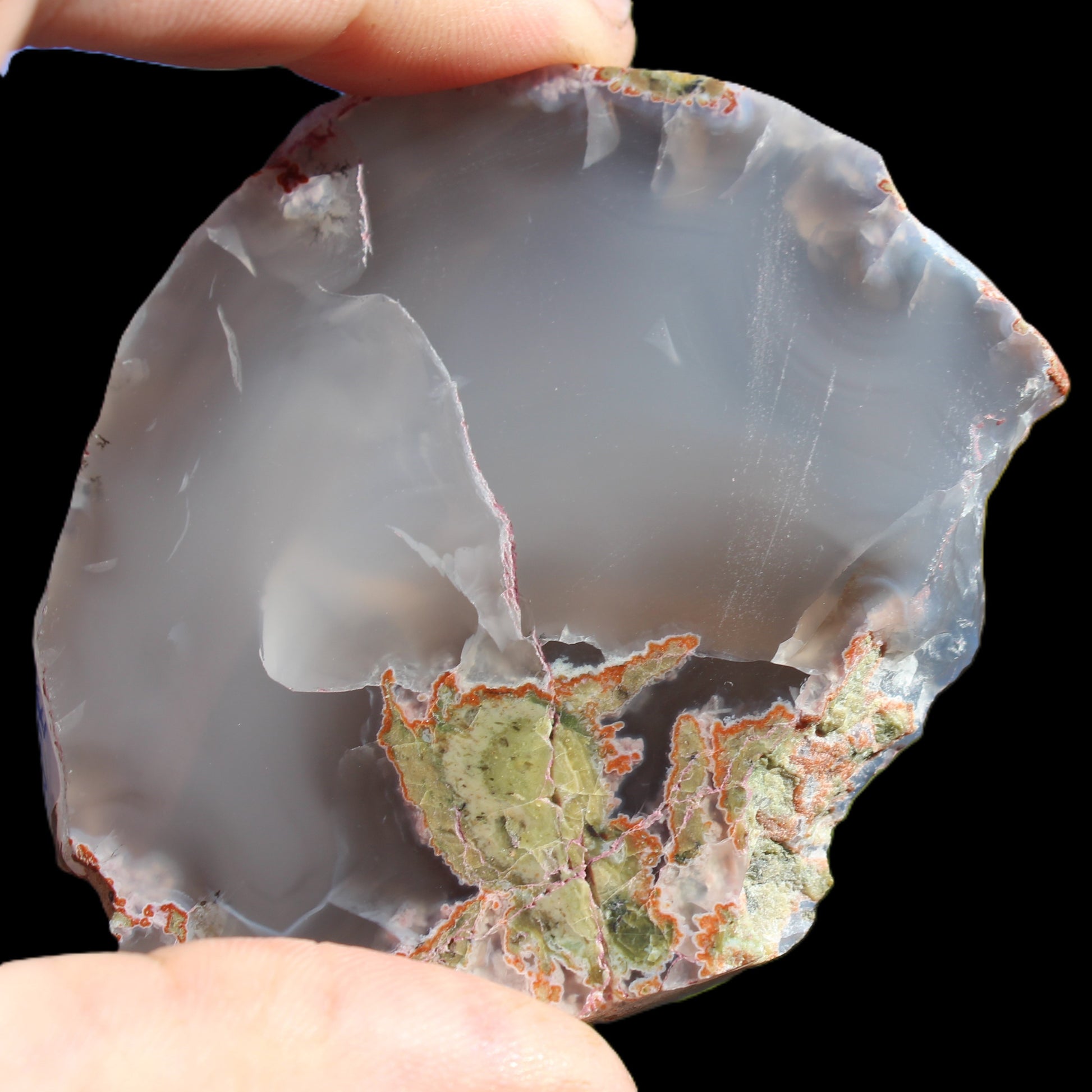 Agate geode slice 101g Rocks and Things