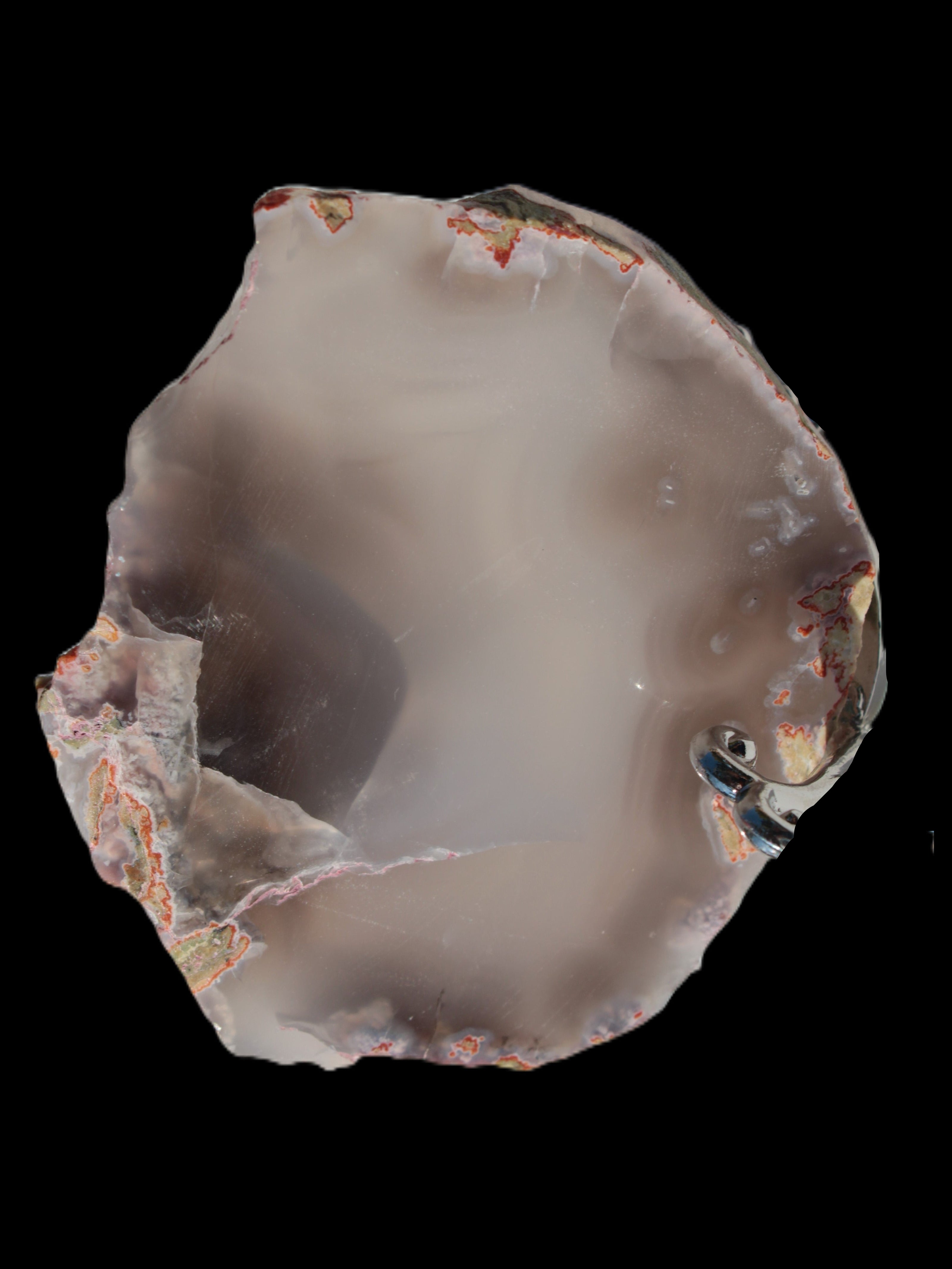 Agate geode slice 101g from Pakistan - Rocks and Things Store