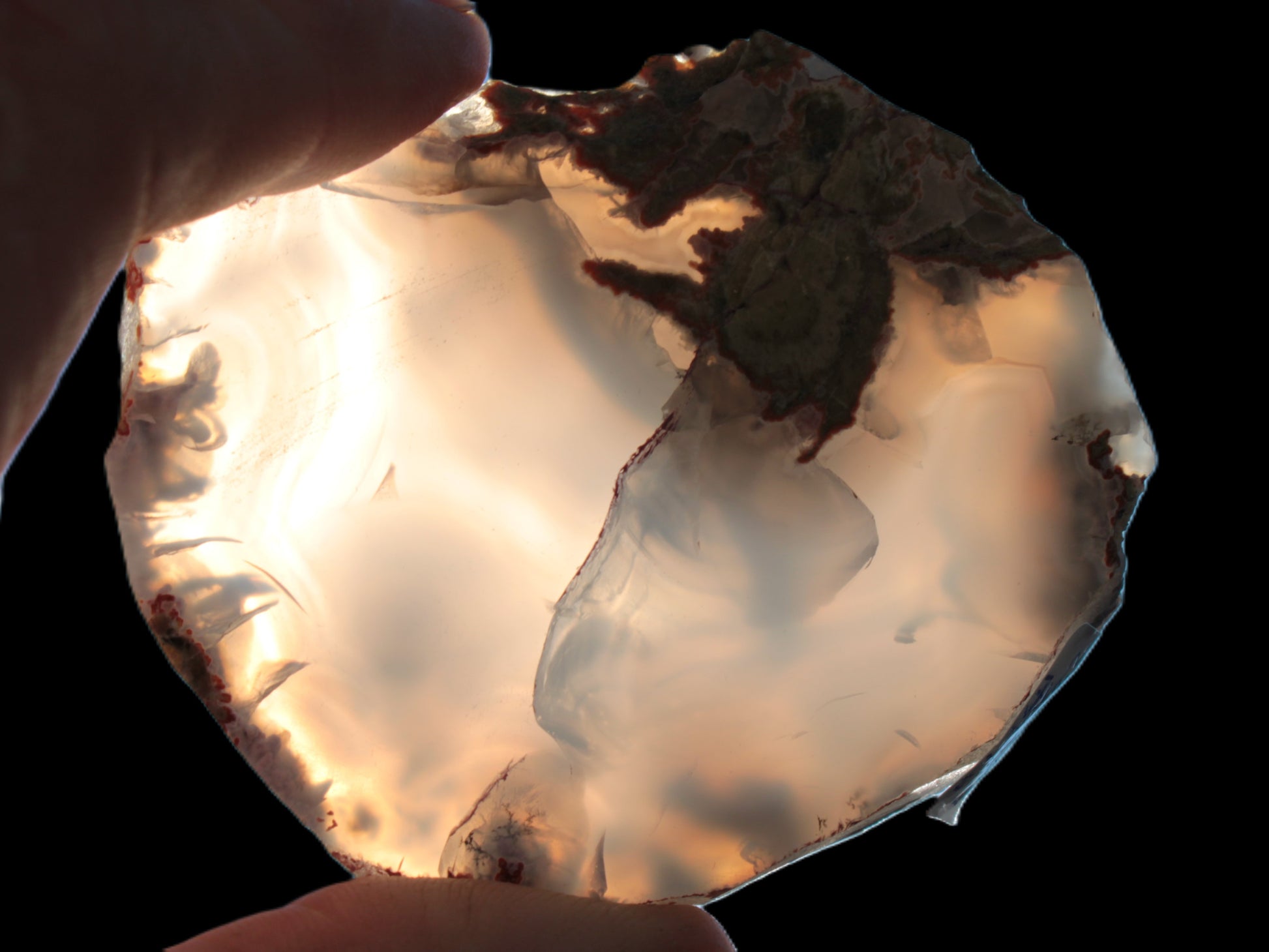 Agate geode slice 101g Rocks and Things