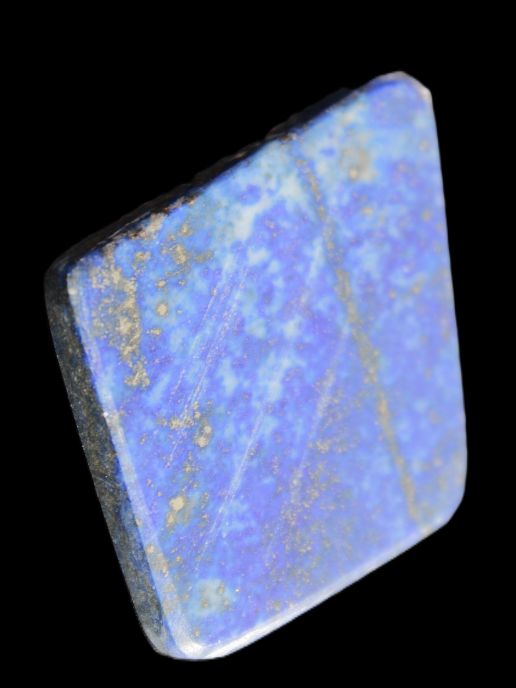 Lapis Lazuli oblong pendant shape 43*6*52mm 27.1g in sunshine