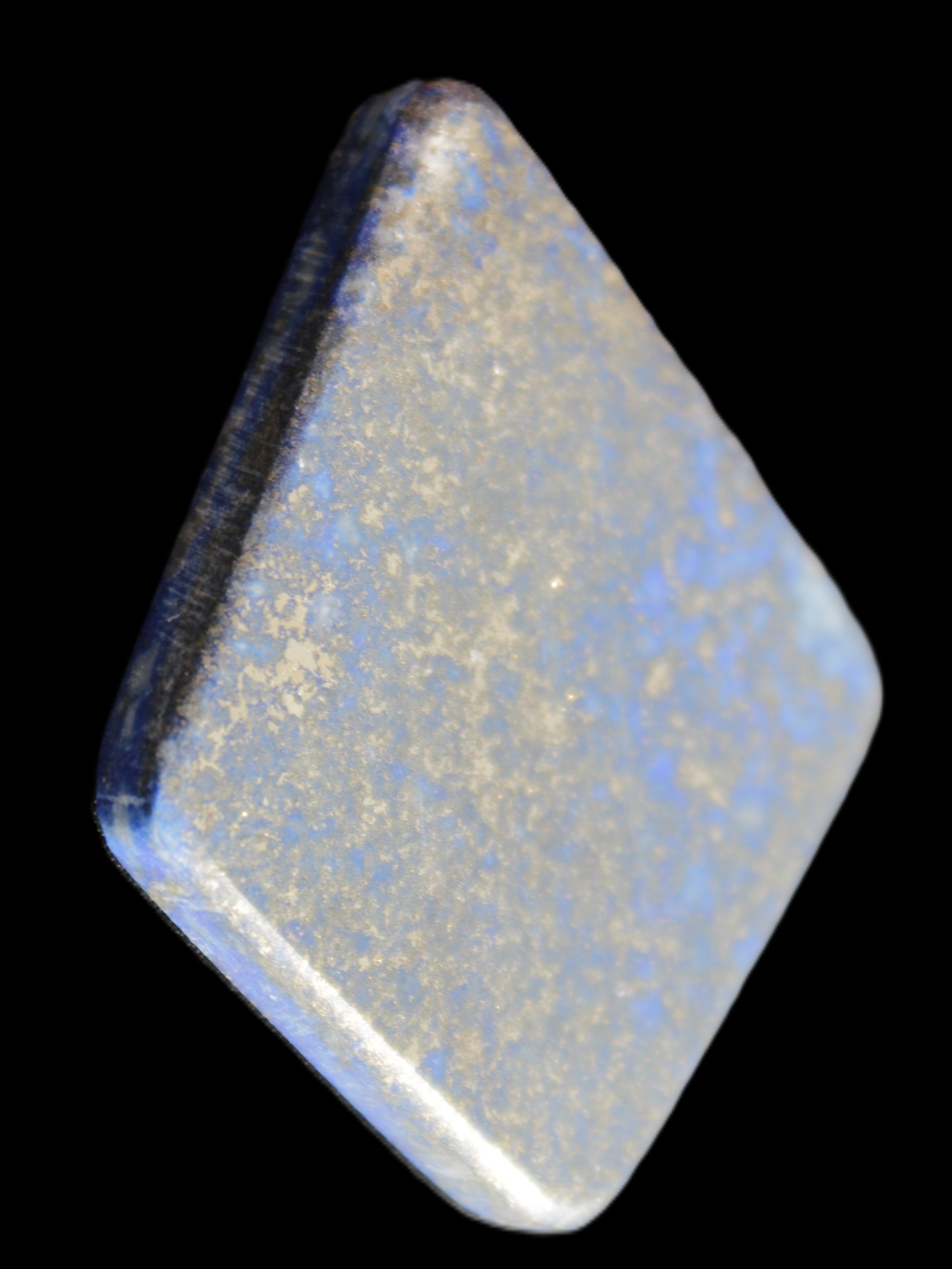 Lapis Lazuli oblong pendant shape 43*6*52mm 27.1g in sunshine