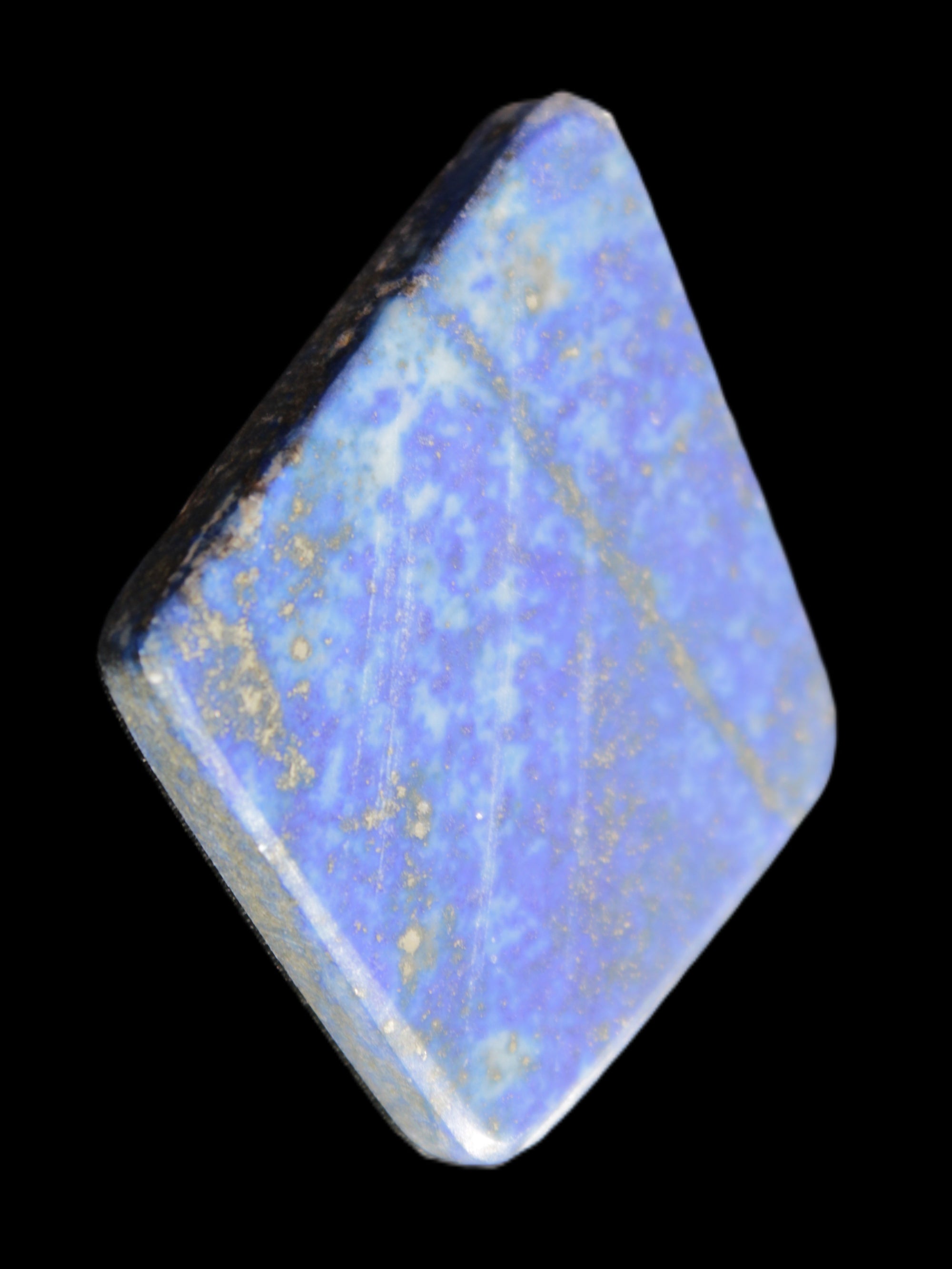 Lapis Lazuli oblong pendant shape 43*6*52mm 27.1g in sunshine