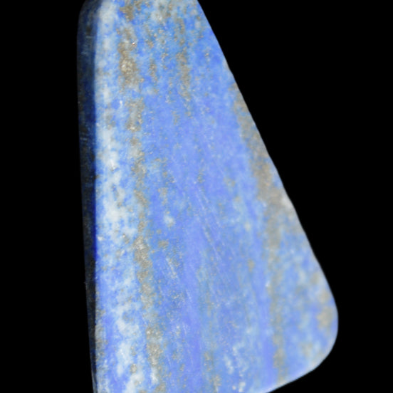Lapis Lazuli rounded triangular pendant shape 37*6*54mm 25.2g in sunlight - Rocks and Things Store