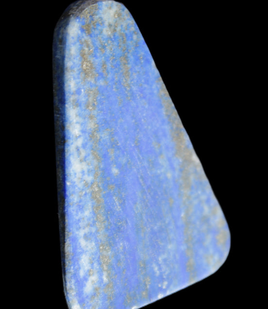 Lapis Lazuli rounded triangular pendant shape 37*6*54mm 25.2g in sunlight - Rocks and Things Store