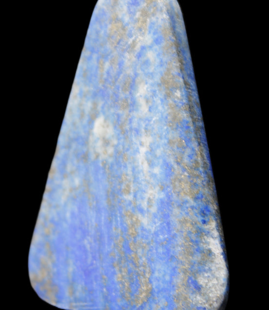 Lapis Lazuli rounded triangular pendant shape 37*6*54mm 25.2g in sunlight - Rocks and Things Store