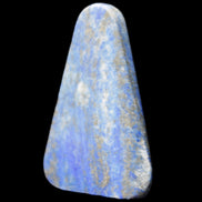 Lapis Lazuli rounded triangular pendant shape 37*6*54mm 25.2g in sunlight - Rocks and Things Store