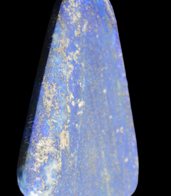 Lapis Lazuli rounded triangular pendant shape 37*6*54mm 29.5g in sunlight - Rocks and Things Store